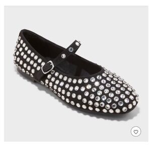 A new day target Issa embellished Mary Jane ballet flats in black Size 8.5
